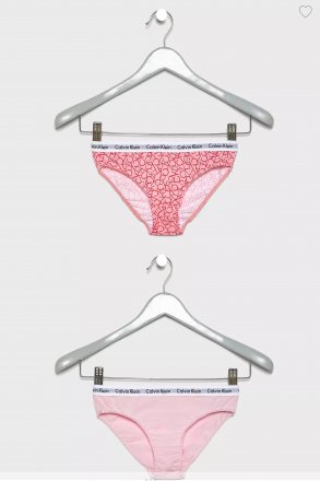 Calvin Klein kalhotky dívčí 2 PACK G80G800274